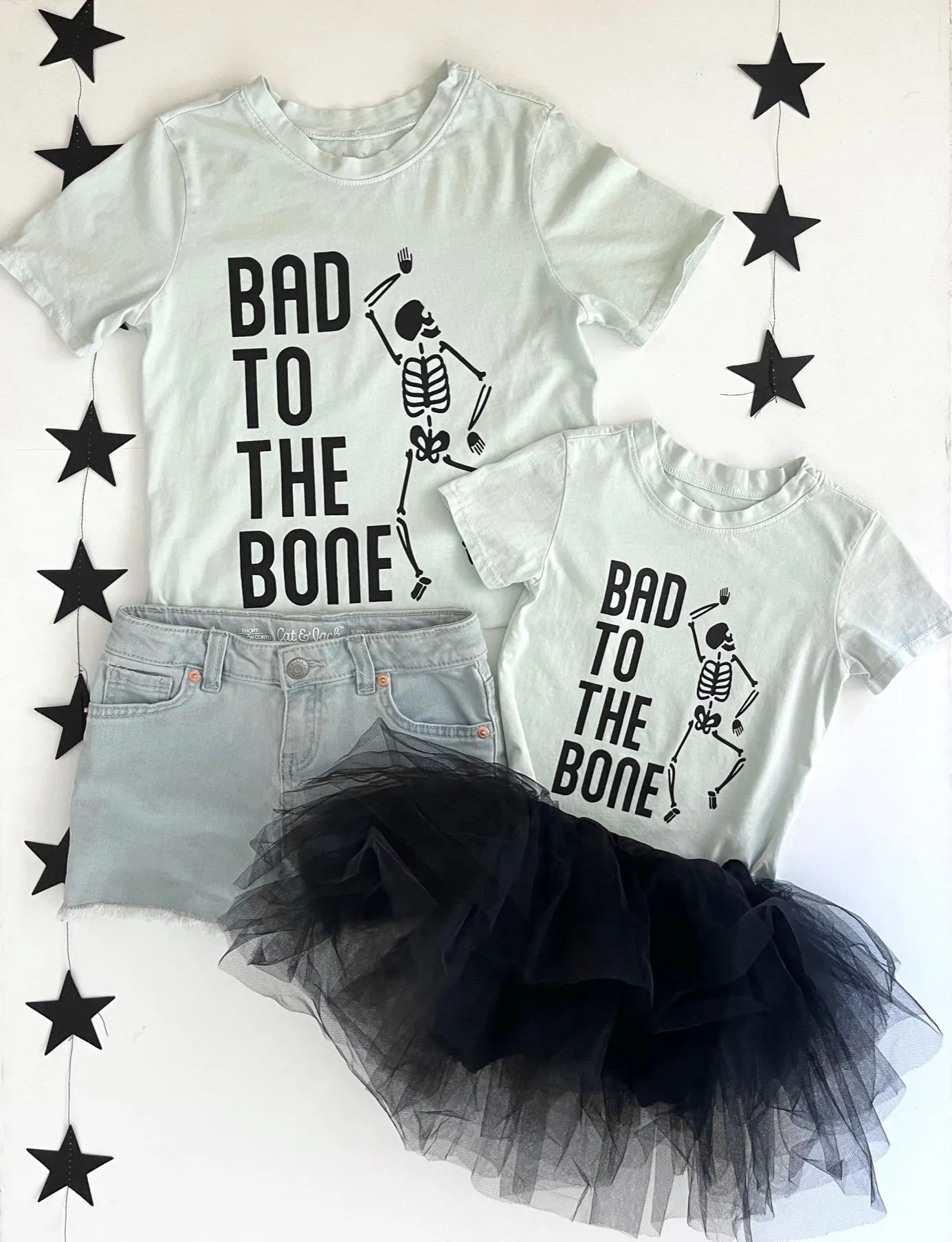 Brokedown Clothing Kid's Bad to the Bone Tee - Mint