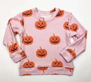 Brokedown Clothing Kid's Jack O Lantern Sweatshirt - Pastel