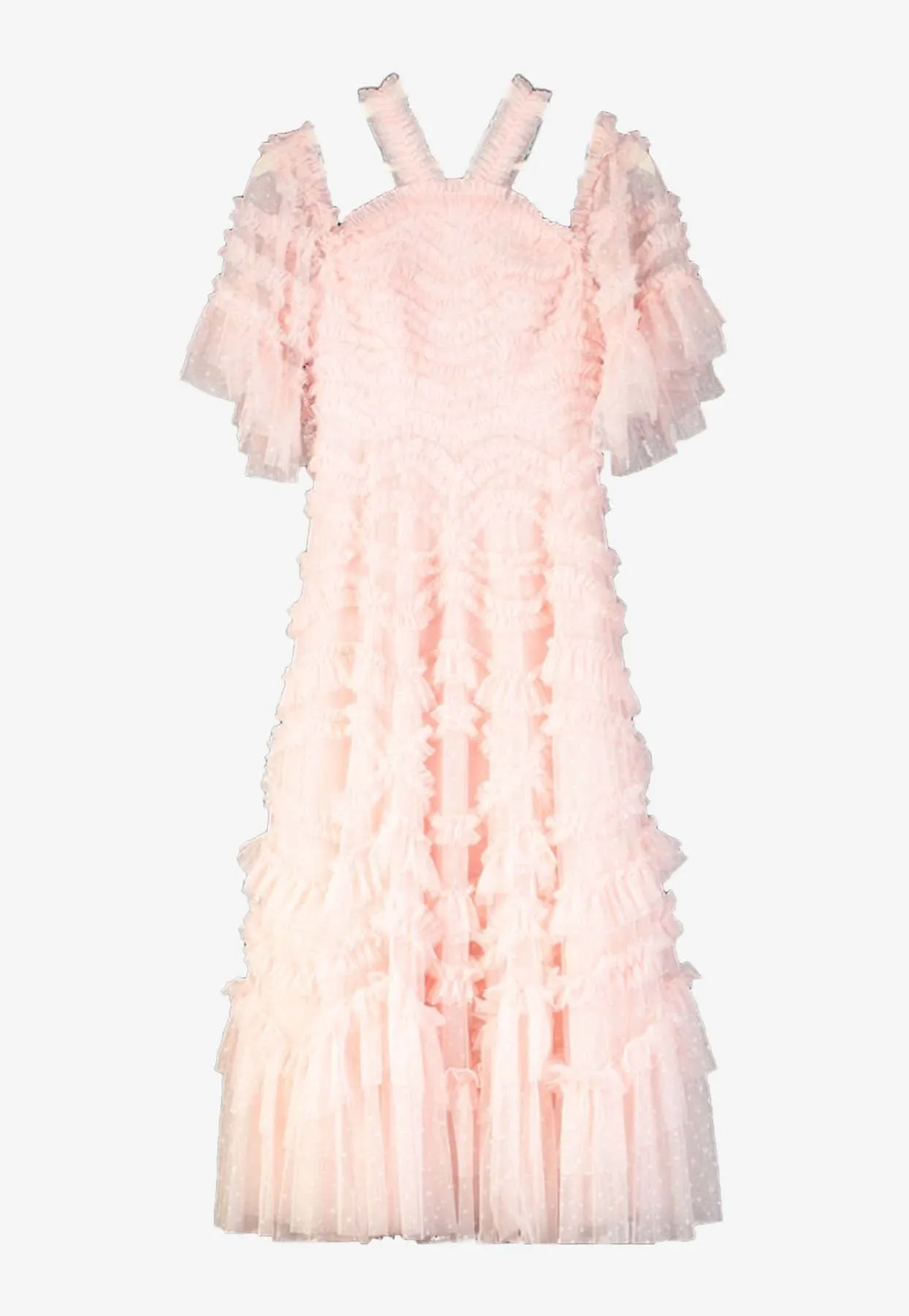 Bronte Cold-Shoulder Ballerina Dress