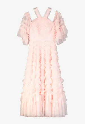 Bronte Cold-Shoulder Ballerina Dress