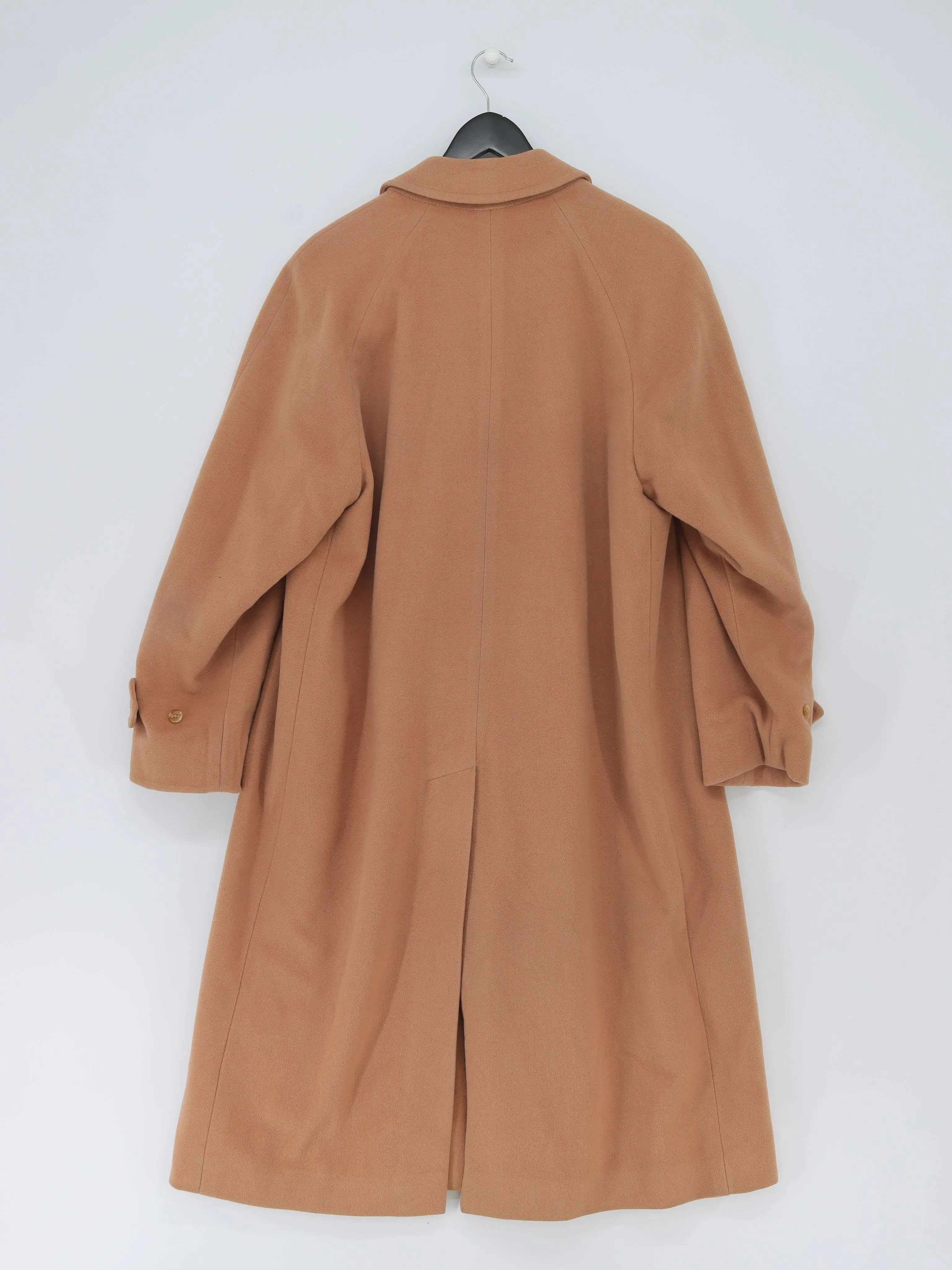Burberry Men's Coat Chest: 50 in Cream Wool with Cashmere