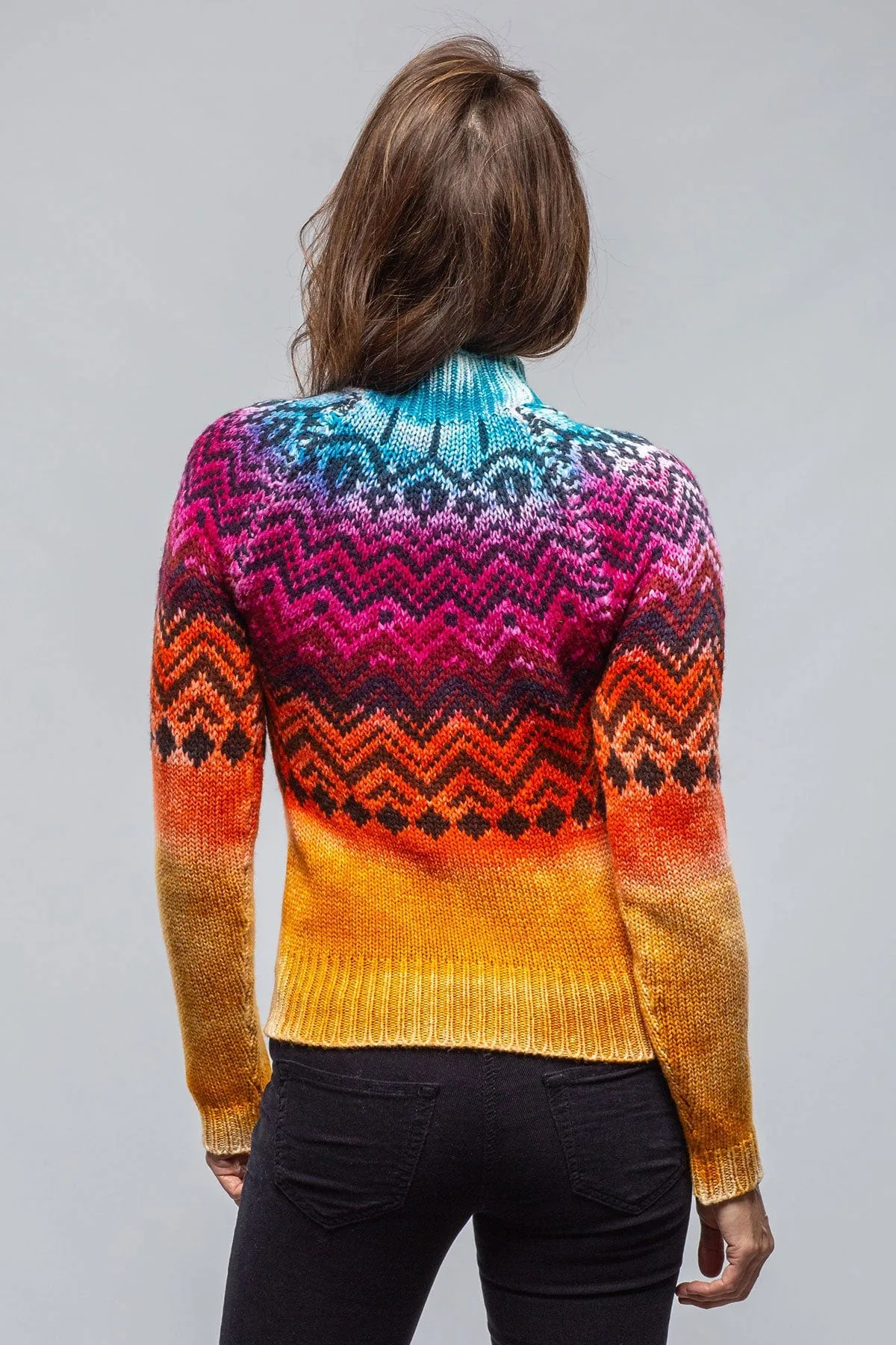 Cabin Sweater In Color Stripe