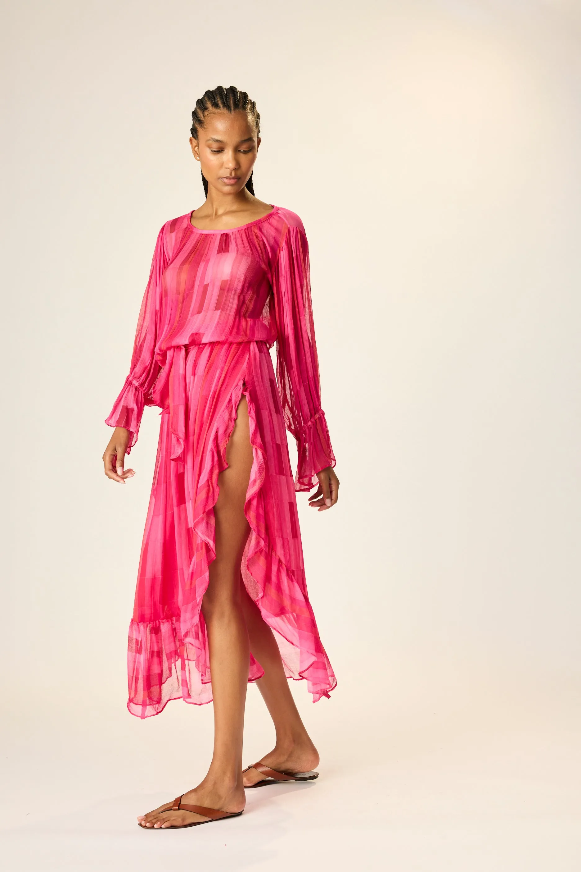 CAMILLE DRESS WITH SASH