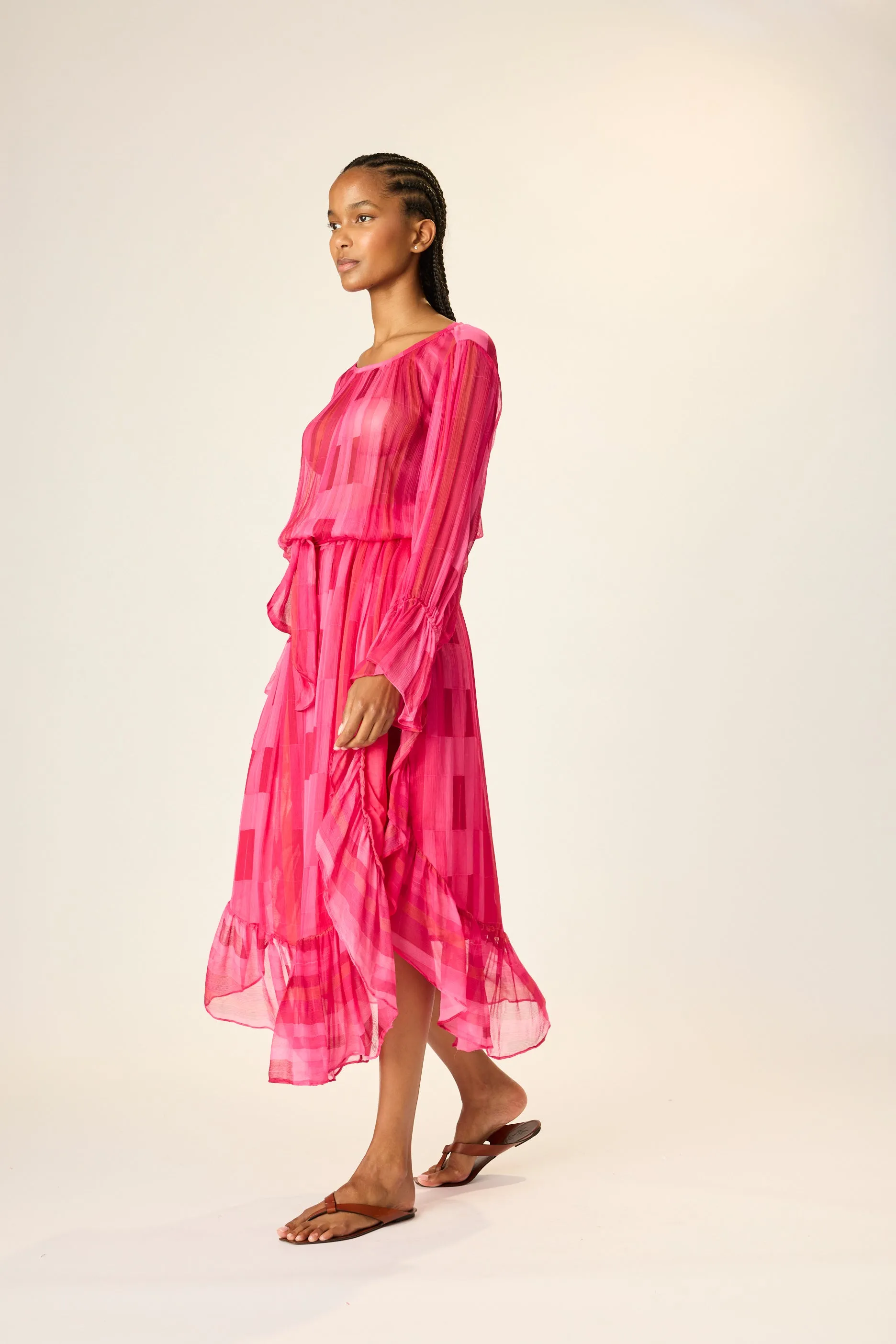 CAMILLE DRESS WITH SASH