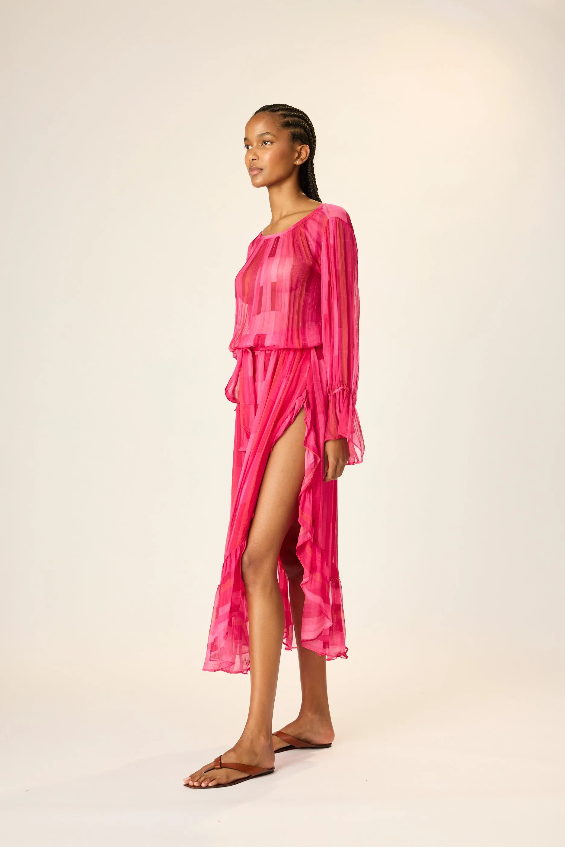 CAMILLE DRESS WITH SASH