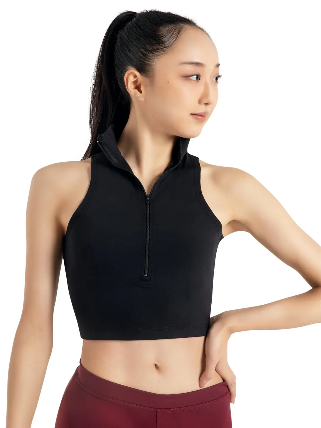 Capezio Team Mock Neck Bra Top TB261C / TB261W