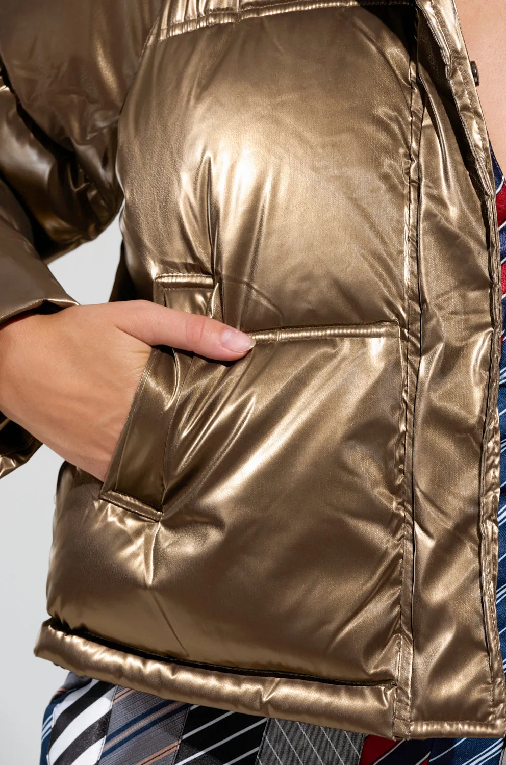 CAPRI FUR TRIM PUFFER