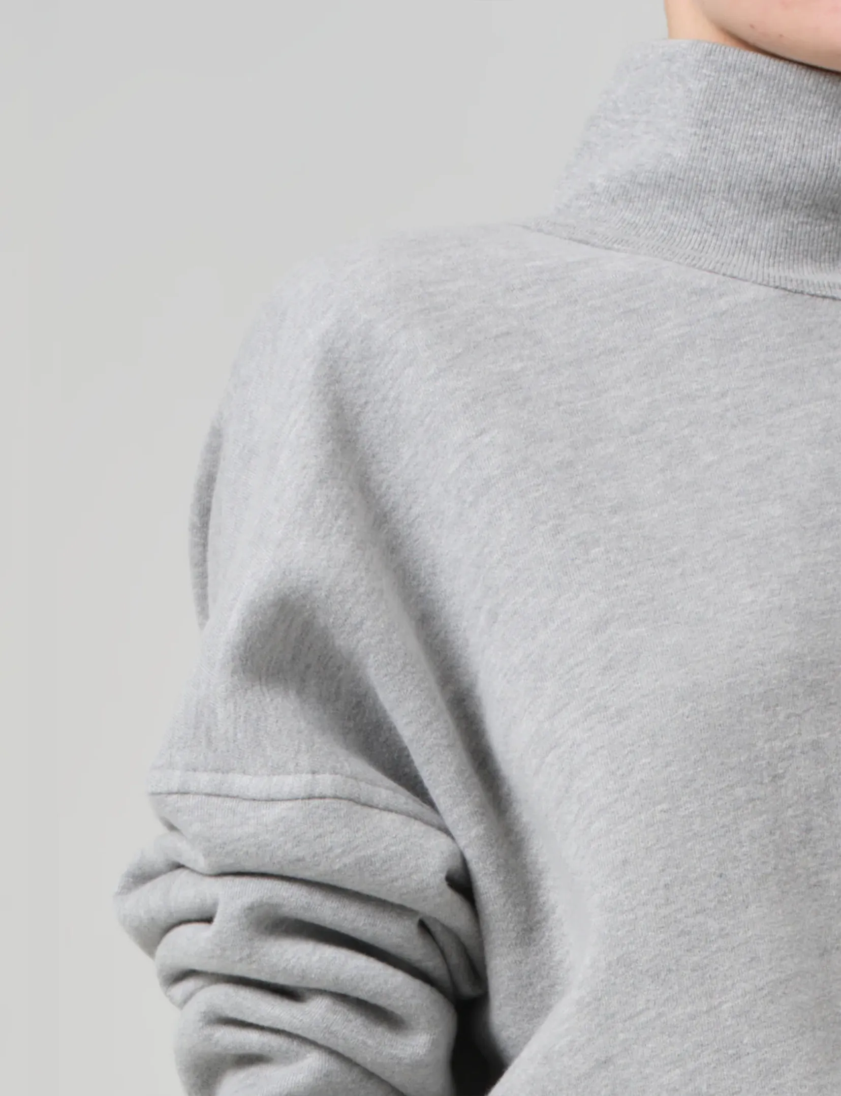 Cara Turtleneck, Heather Grey