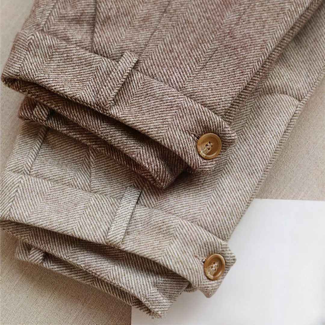 Carlo - Elegant Pure Wool Tailored Trousers