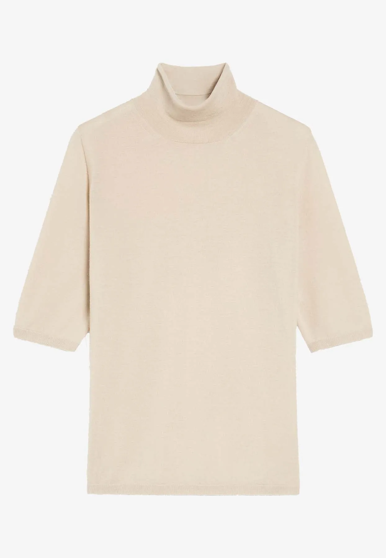 Cecina Turtleneck Wool Knit Top