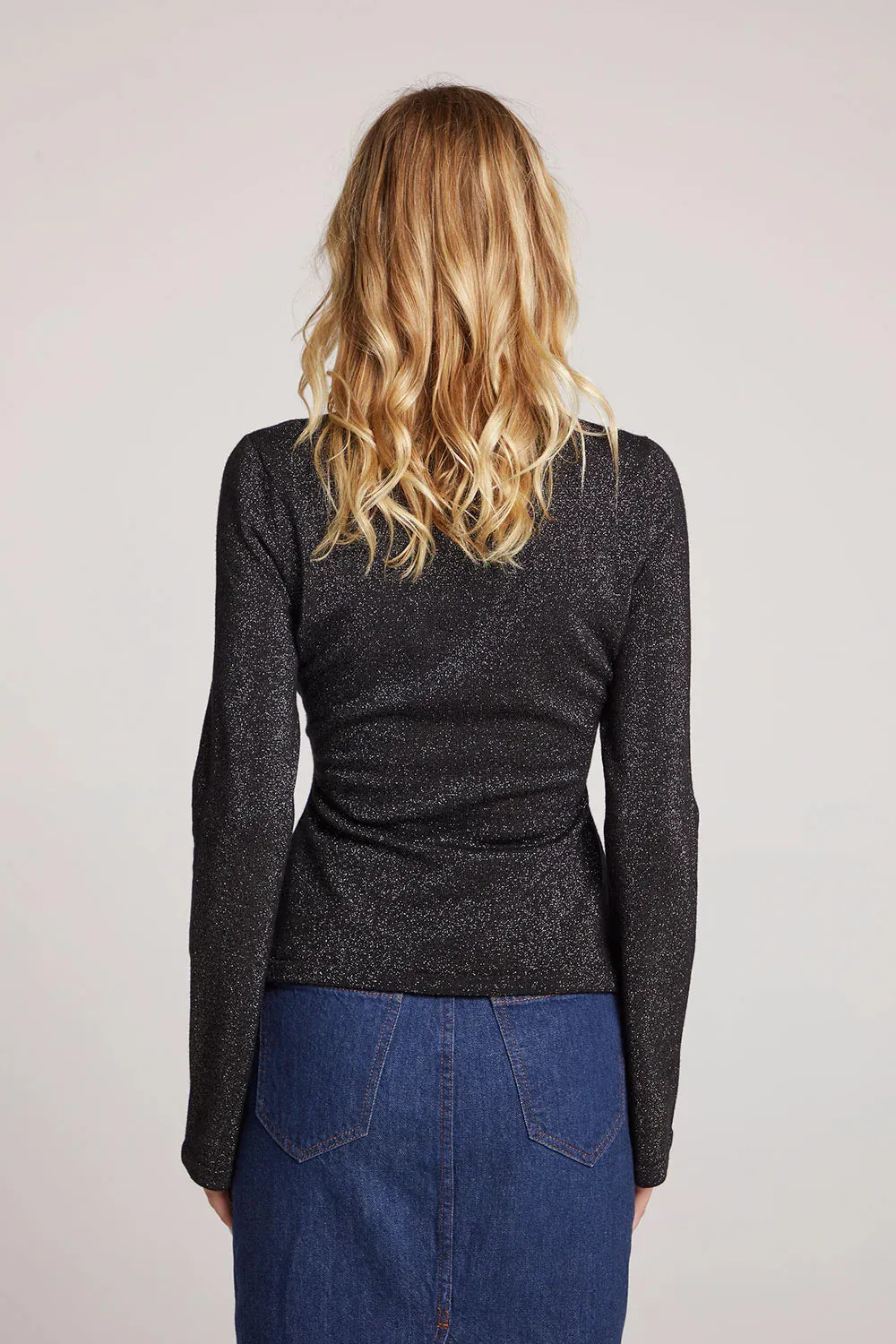 Chaser Lurex Fitted Top