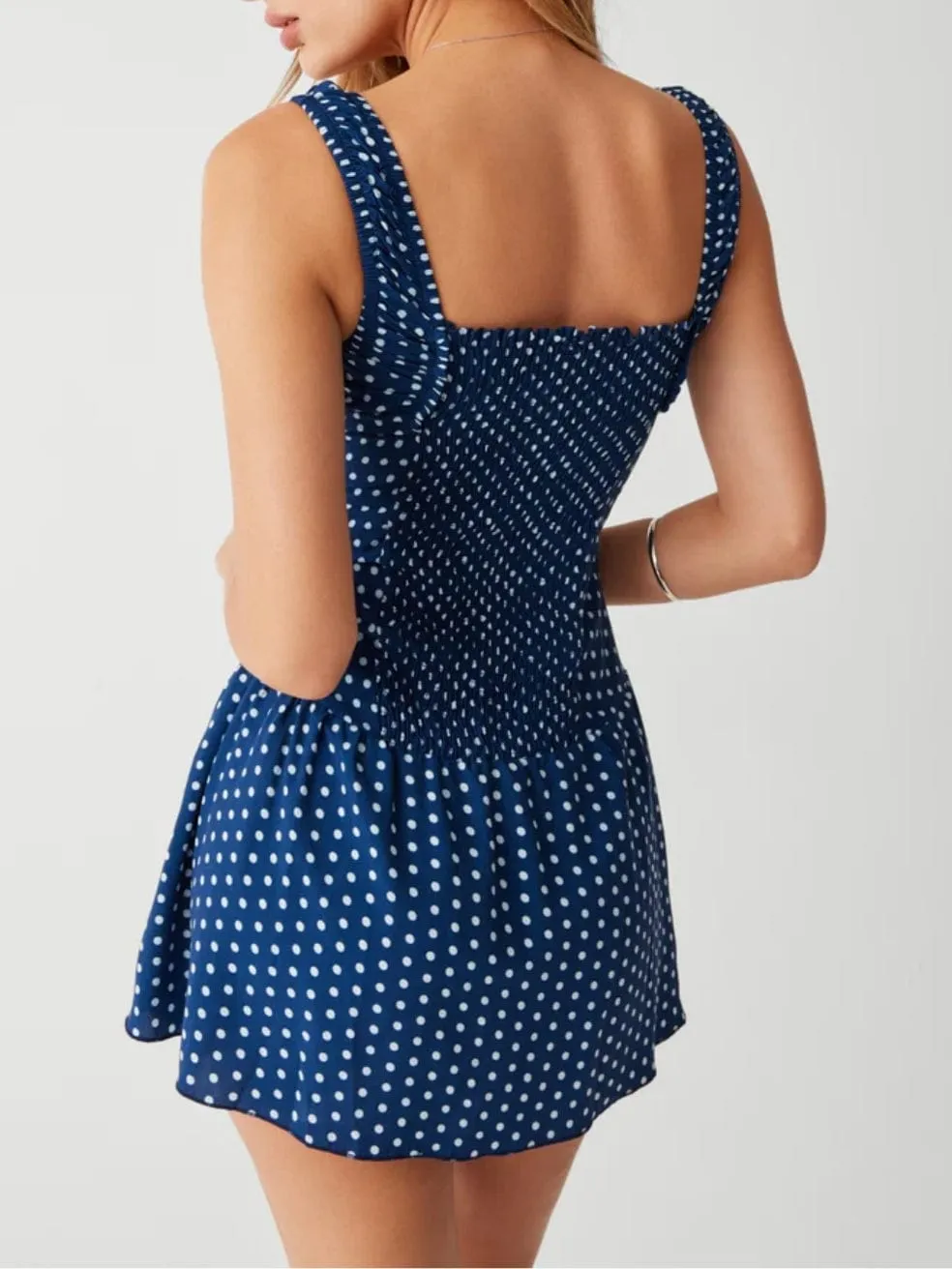 Christa Ruffle Mini Dress