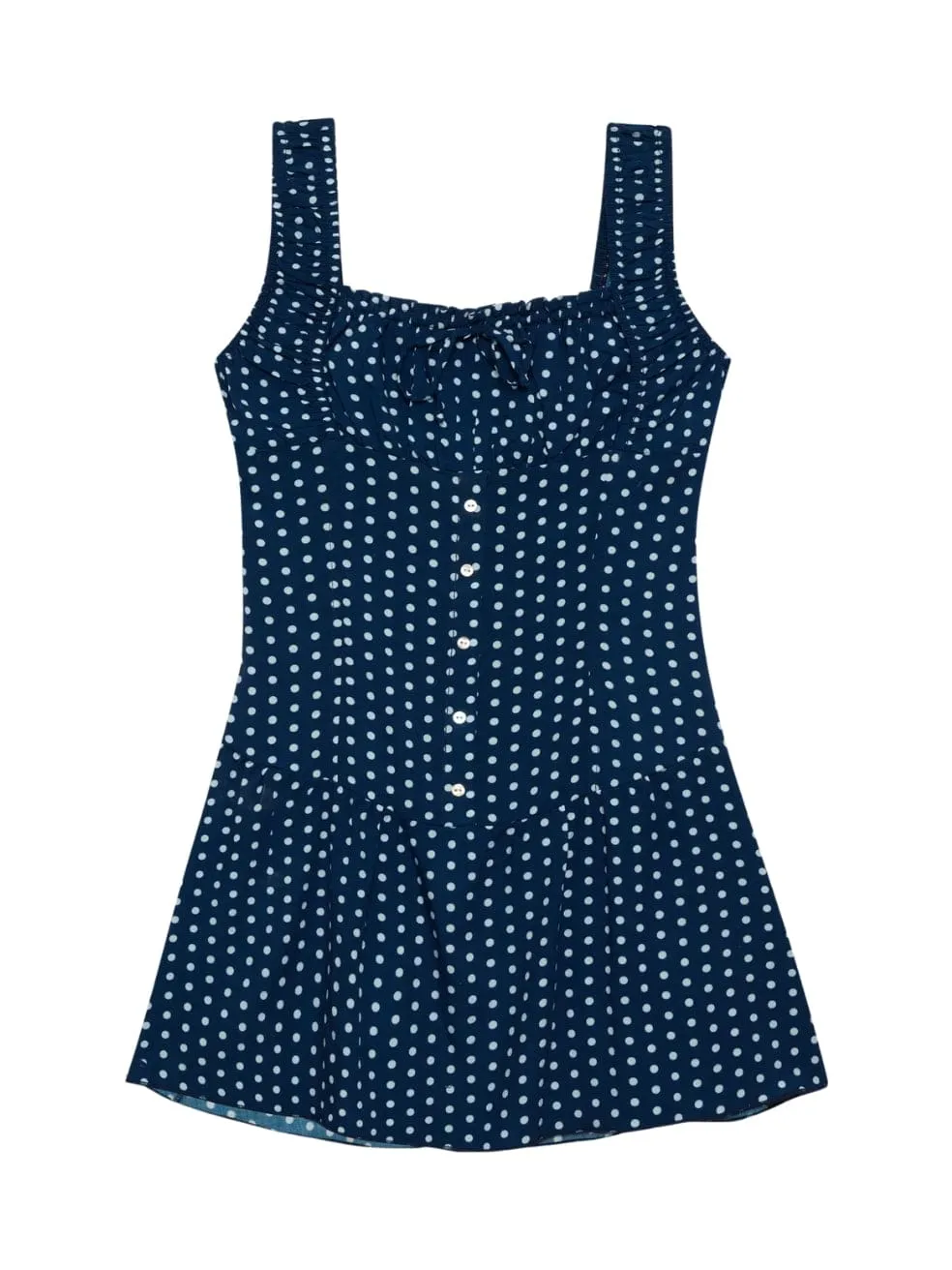 Christa Ruffle Mini Dress