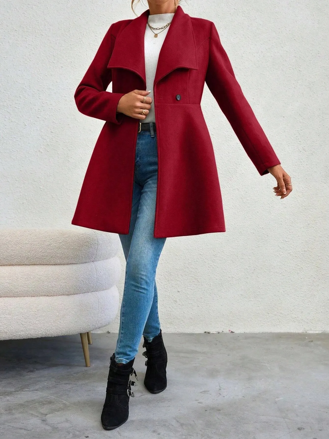 Coats Casual Elegant