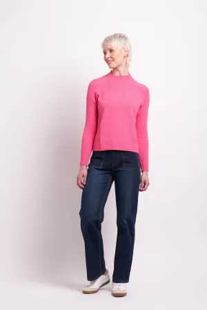 Contrast Stitch Jean in Pale Blue
