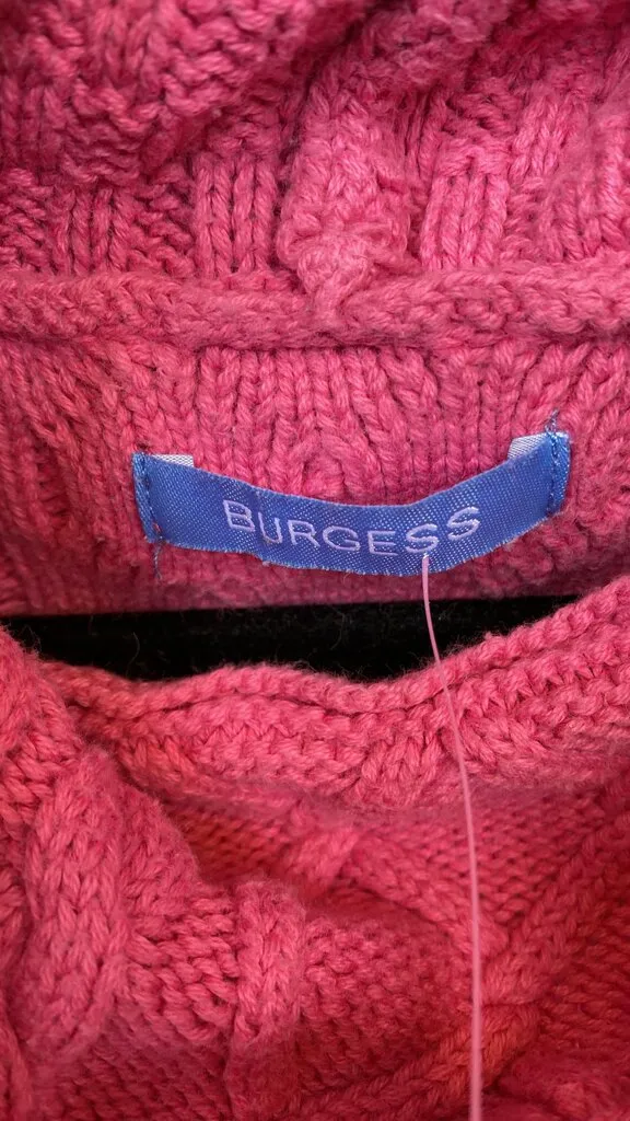 Cowlneck Cableknit Sweater