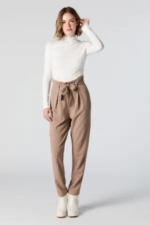 Crepe Paperbag Dress Pant