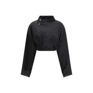 Cropped Bomber Jacket