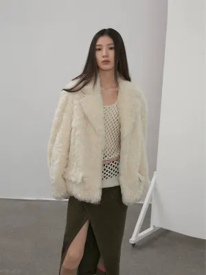 Curly Shearling Coat