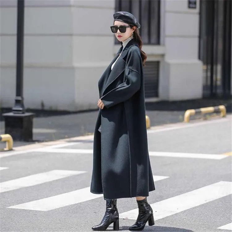 Customized high quality women winter autumn ladies fashion wool coat jacket
