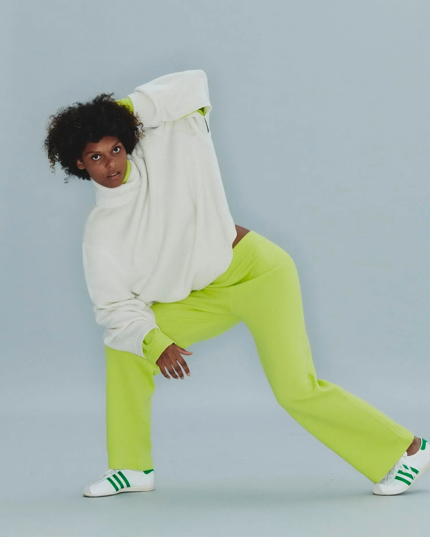 Cut-out Turtleneck