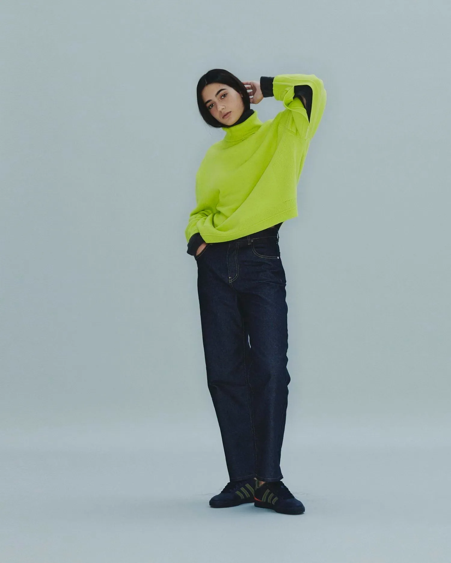 Cut-out Turtleneck