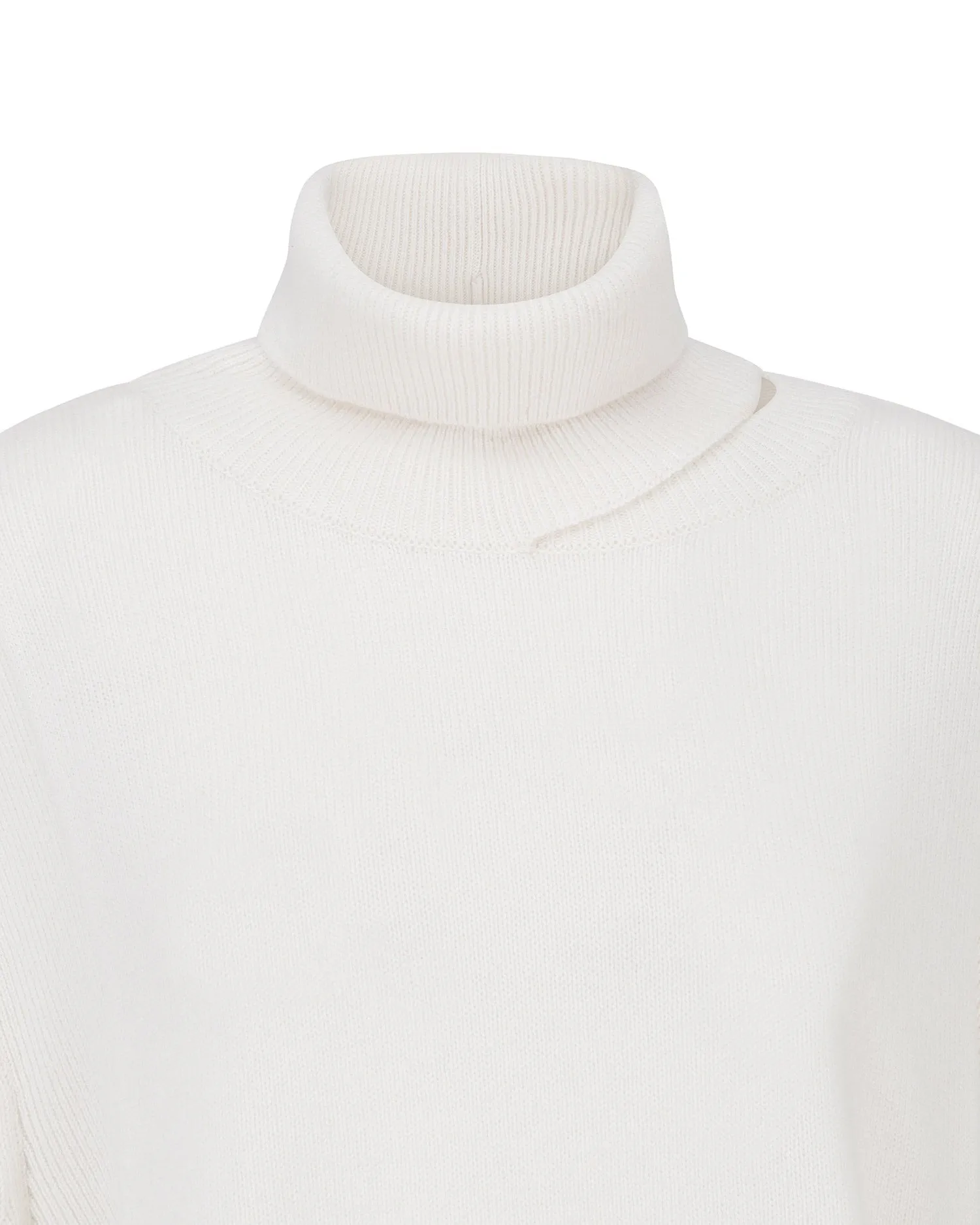 Cut-out Turtleneck
