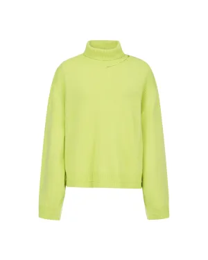Cut-out Turtleneck
