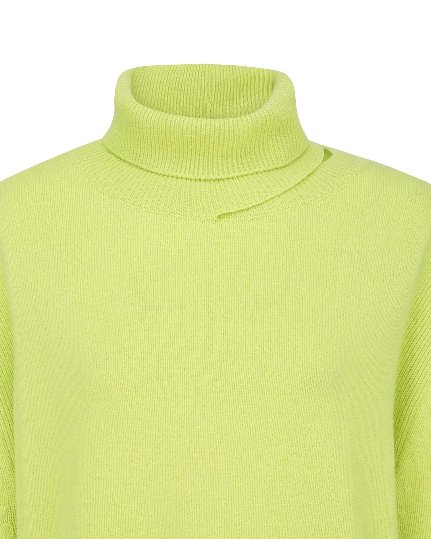 Cut-out Turtleneck