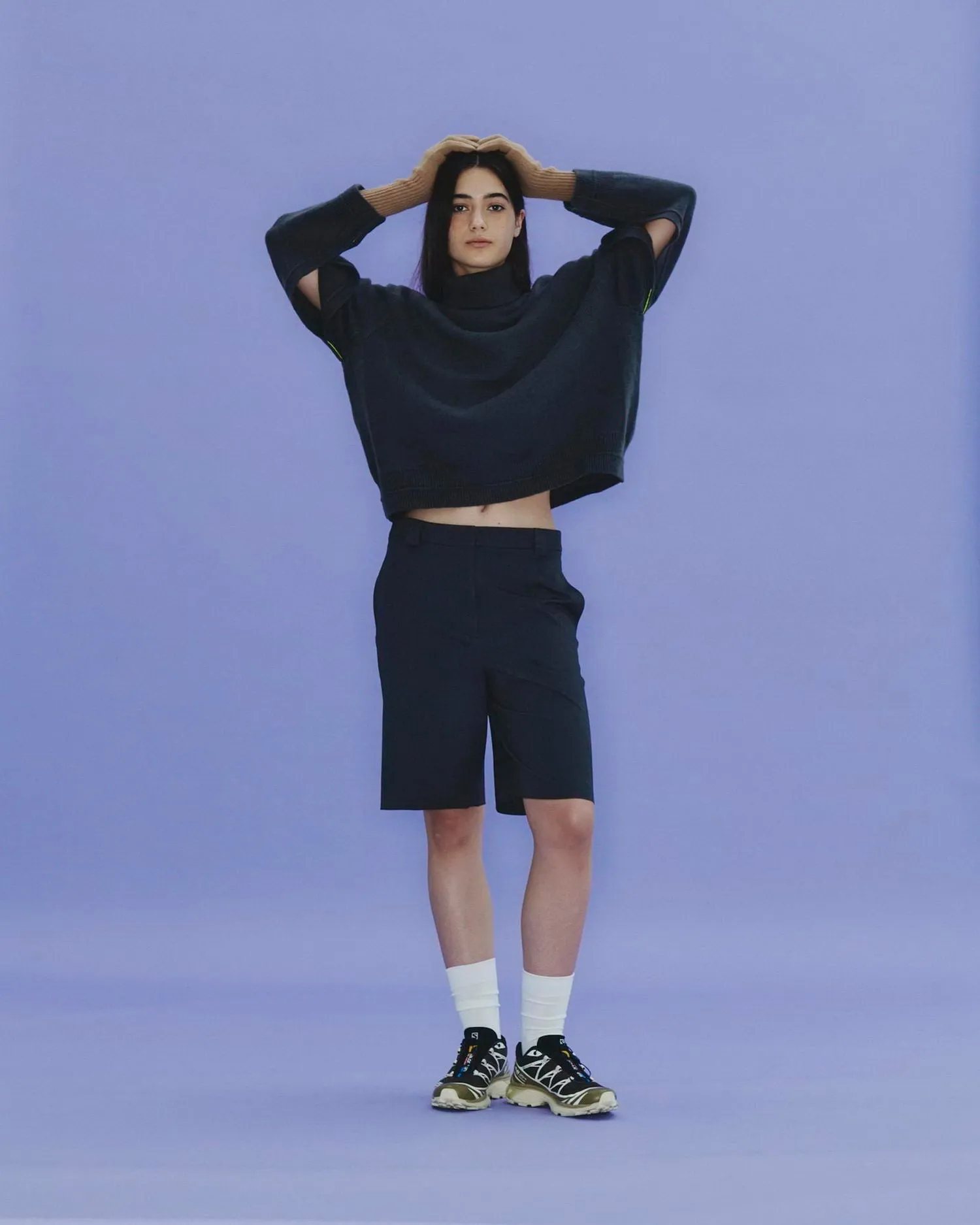 Cut-out Turtleneck