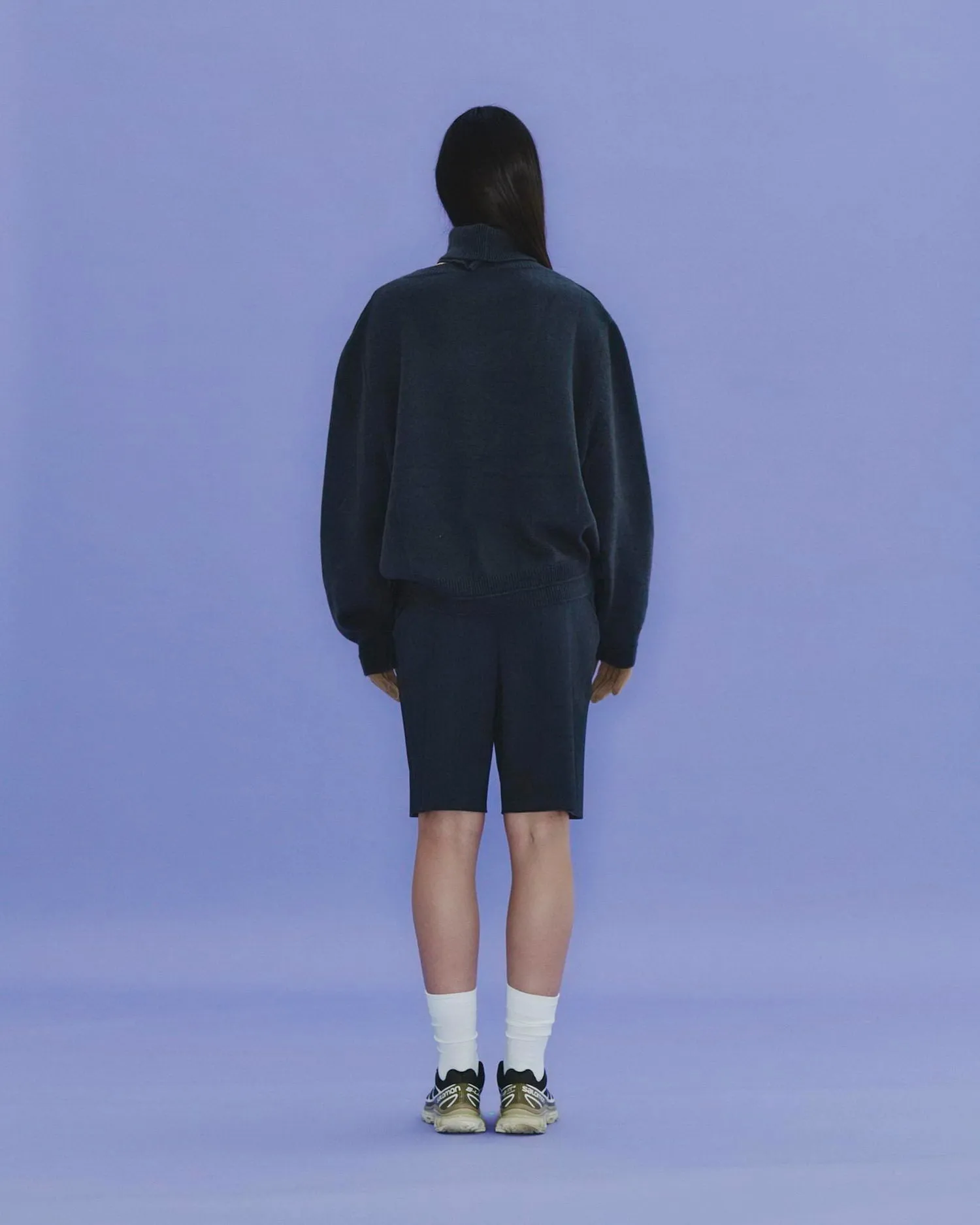 Cut-out Turtleneck