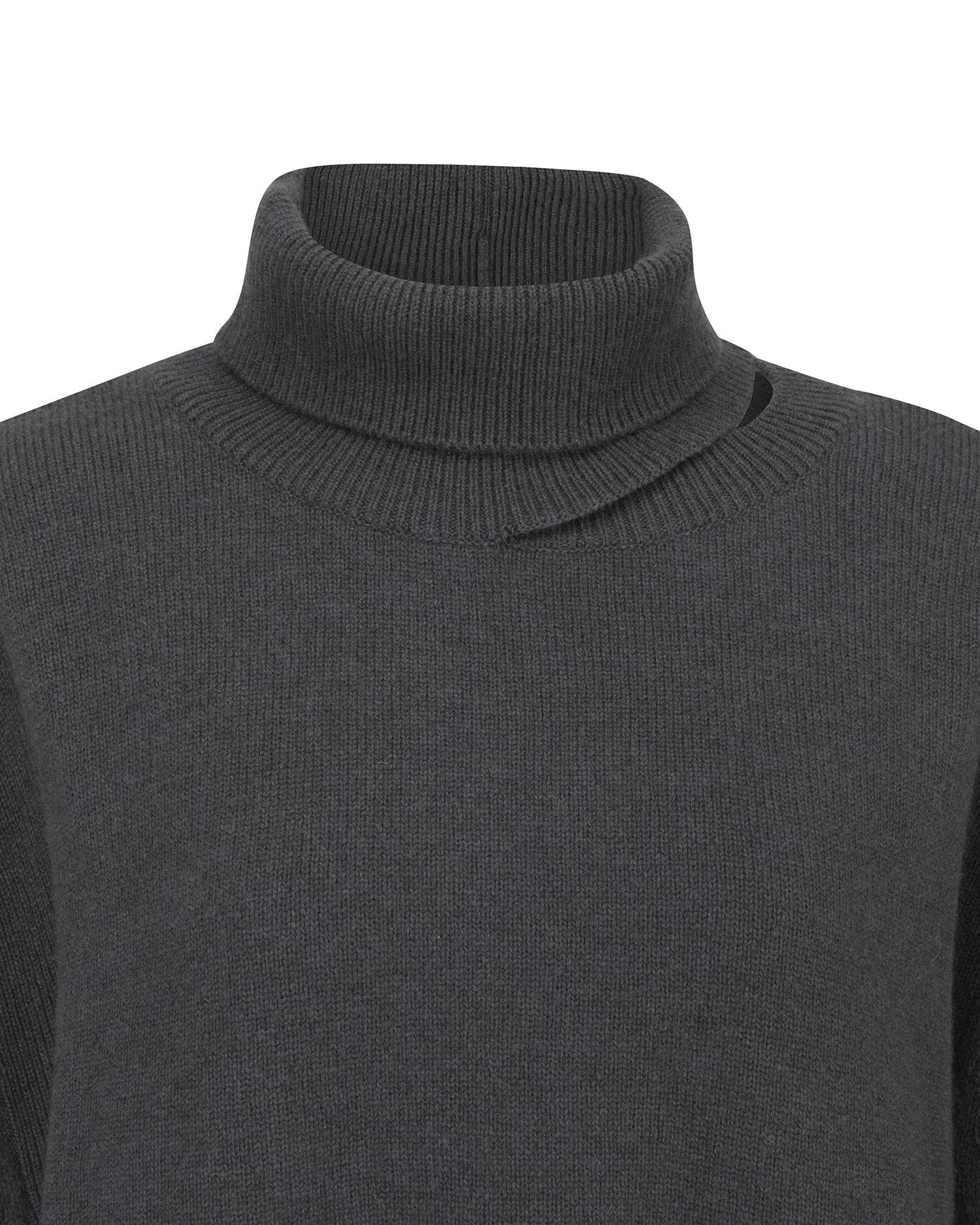 Cut-out Turtleneck