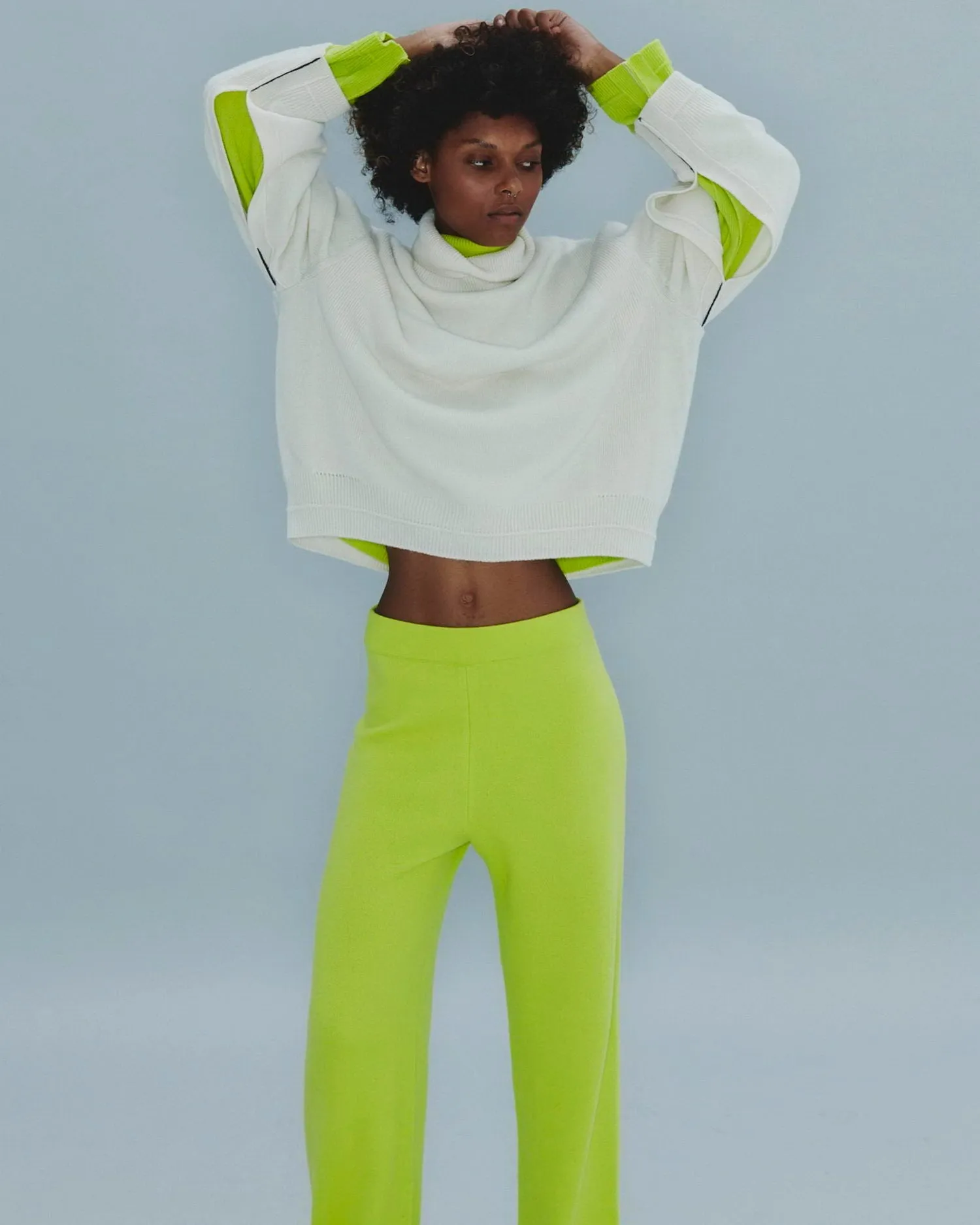 Cut-out Turtleneck