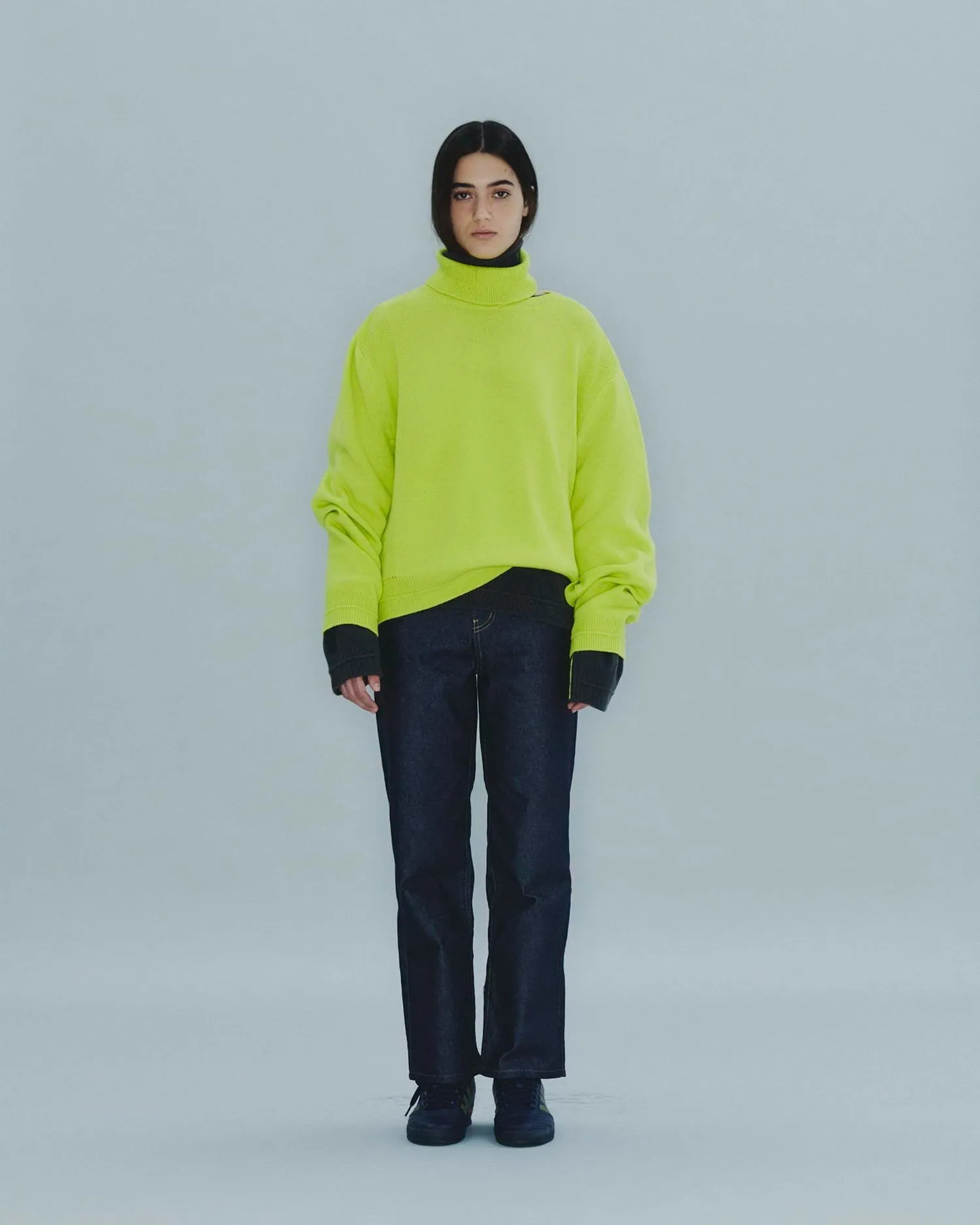 Cut-out Turtleneck