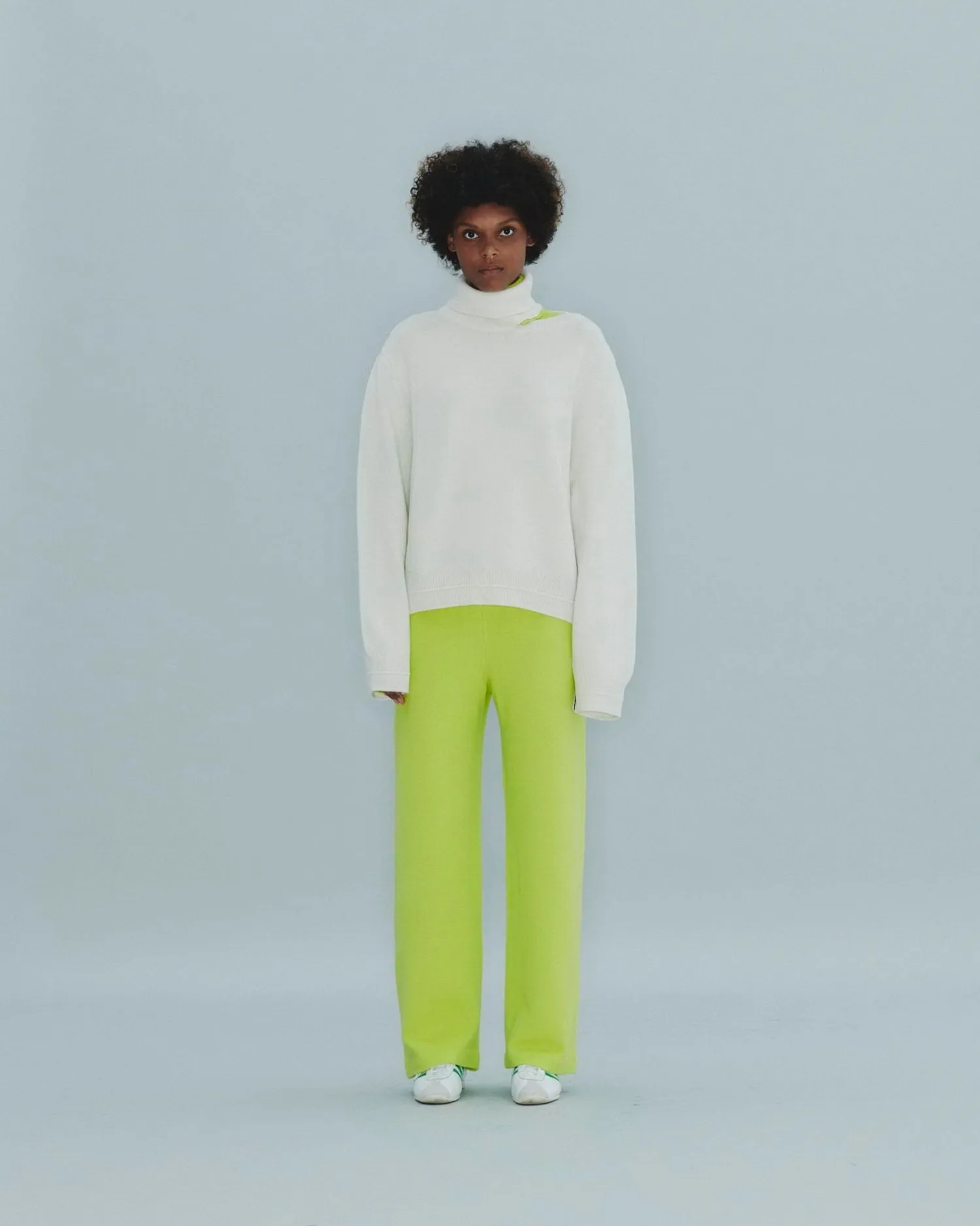 Cut-out Turtleneck
