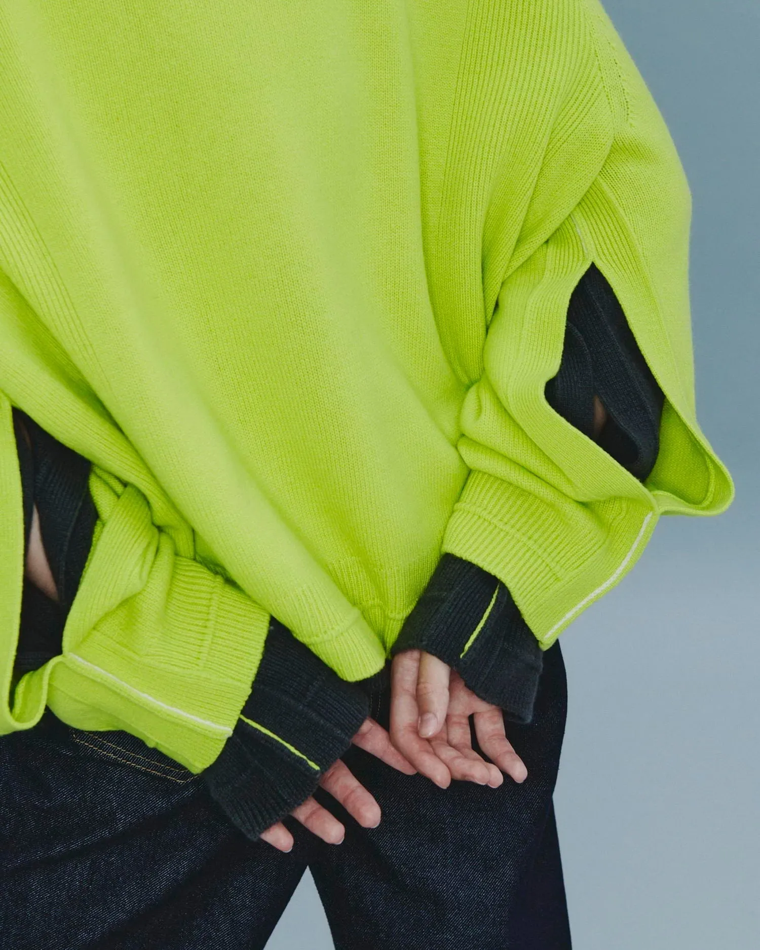 Cut-out Turtleneck