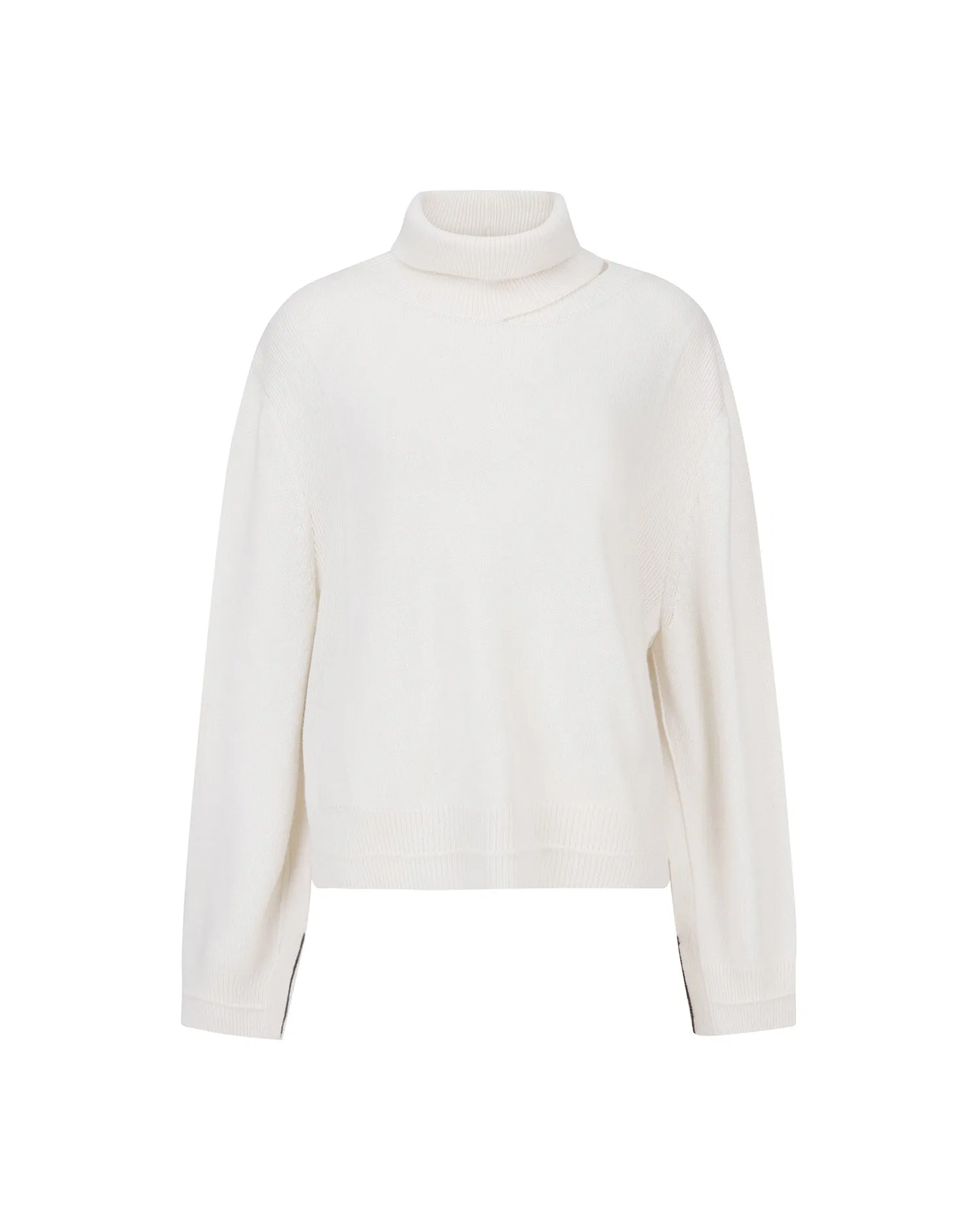Cut-out Turtleneck