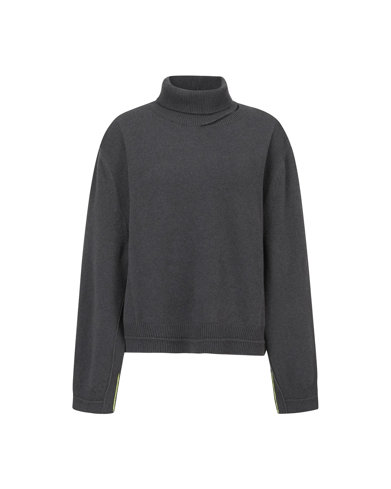 Cut-out Turtleneck