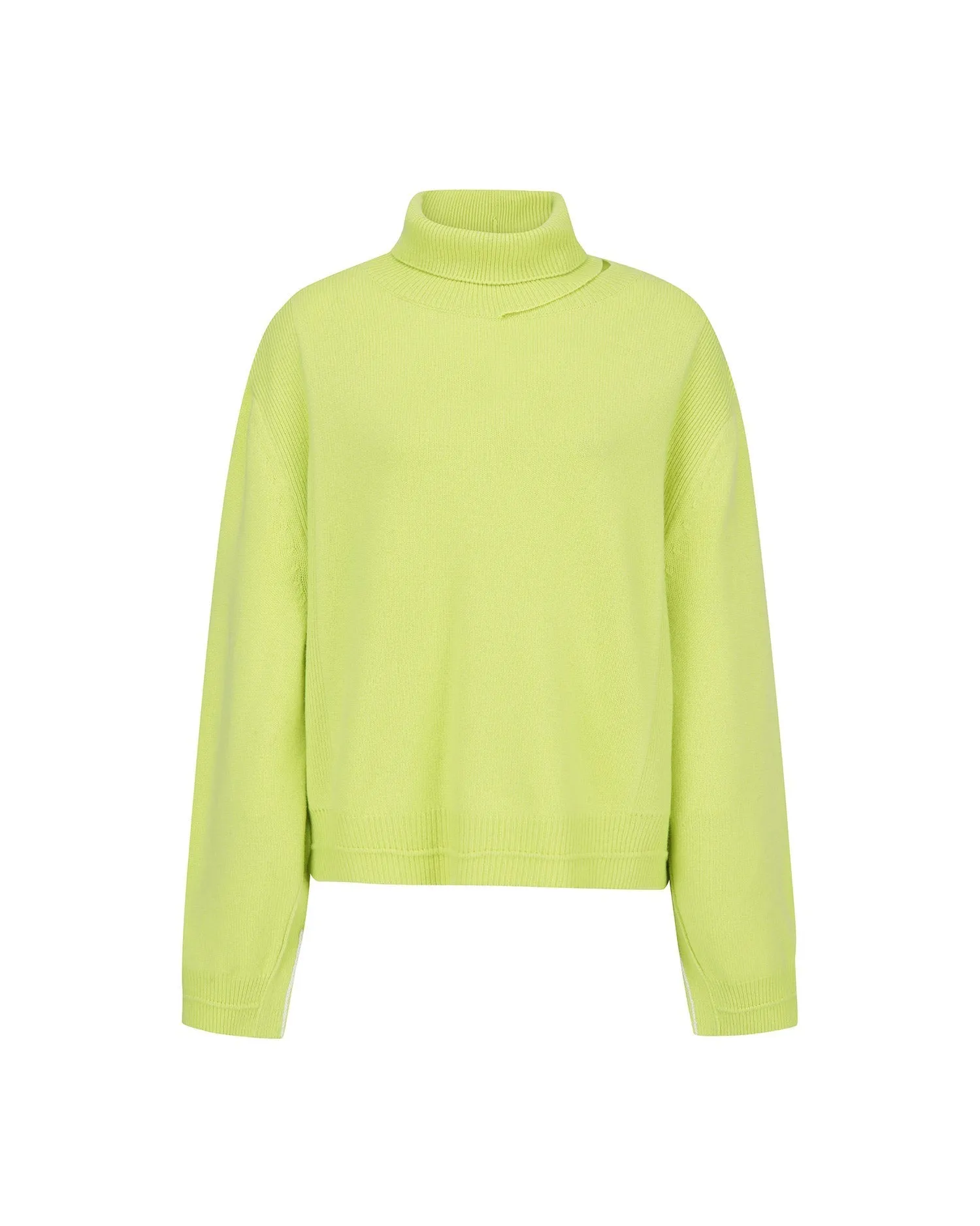 Cut-out Turtleneck