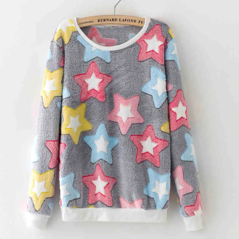 Cute Teddy Bear Harajuku Christmas Sweater Womens Sweaters Fashion Winter Lined Wool Sweater Cashmere Knitted Sweater Wol