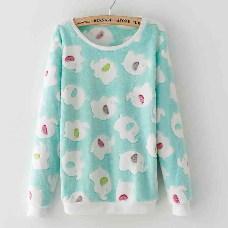Cute Teddy Bear Harajuku Christmas Sweater Womens Sweaters Fashion Winter Lined Wool Sweater Cashmere Knitted Sweater Wol