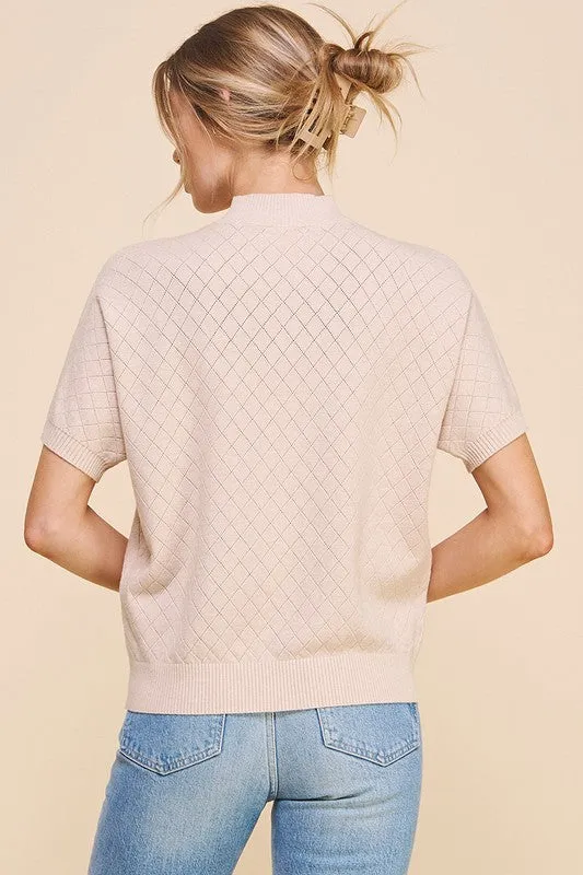Cyril Mock Neck Sweater