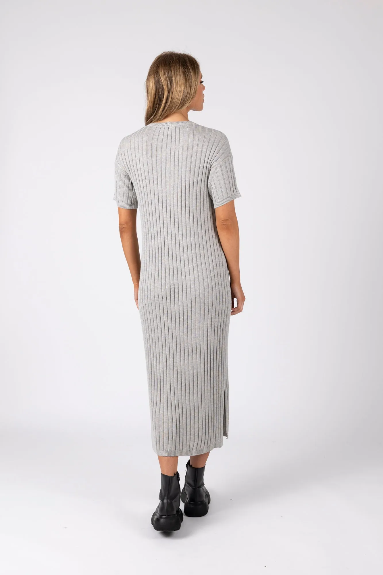 Day Off Knit Maxi - Silver Marle