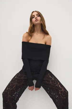 Deia Off Shoulder Long Sleeve Top