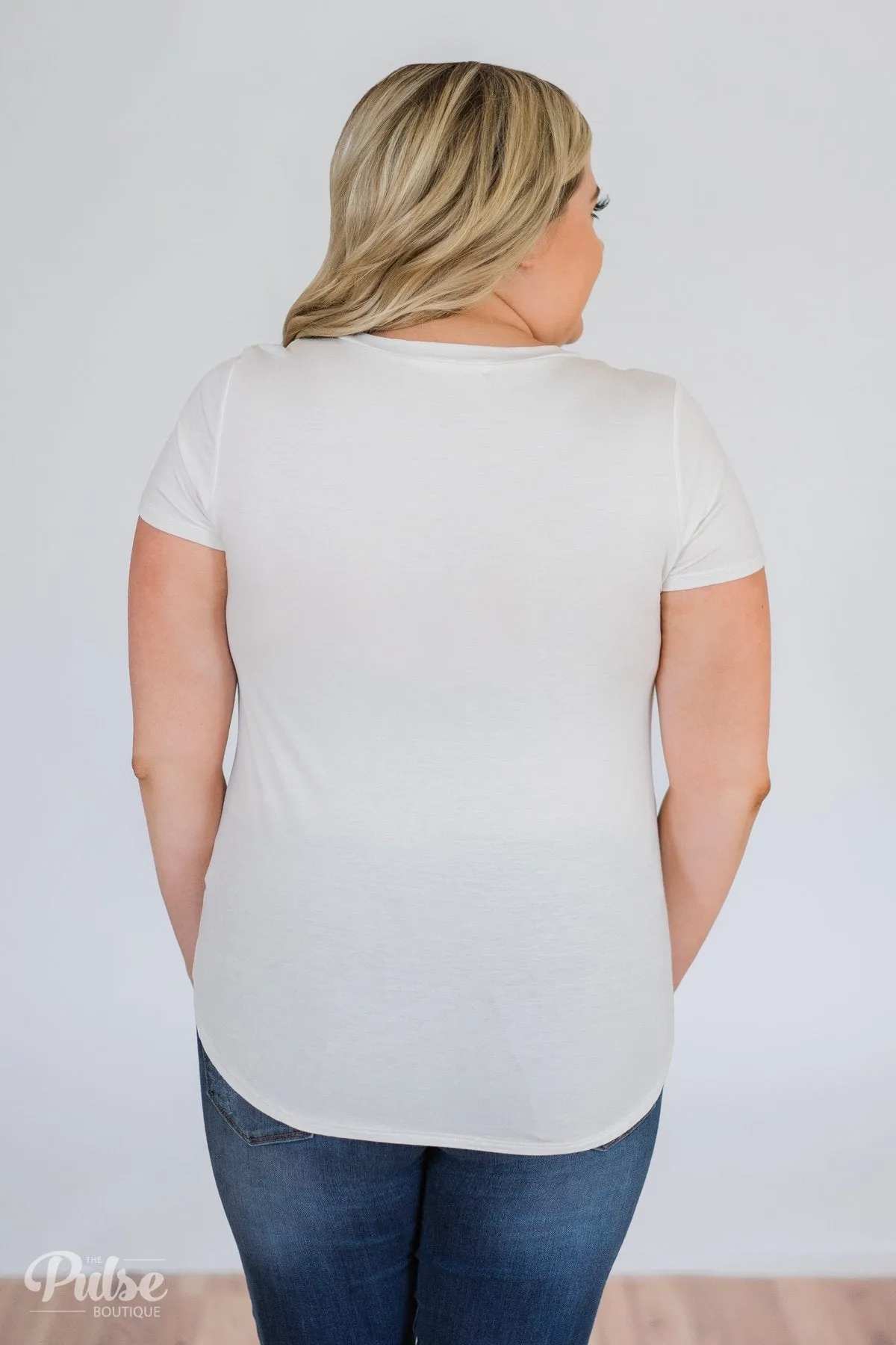 Distressed Rainbow Top