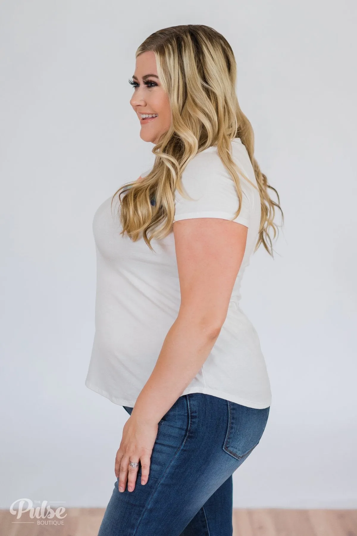 Distressed Rainbow Top