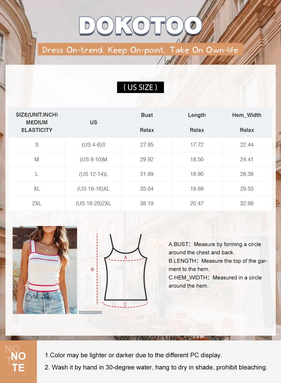 Dokotoo Womens Summer Tank Tops Casual 2024 Summer Slim Fitted Sleeveless Shirts Basic Square Neck Color Block Cropped Cami Tops