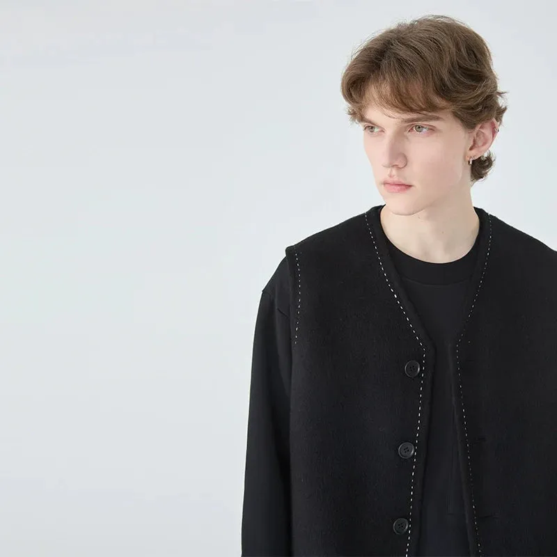 Double-Faced Cashmere Vest