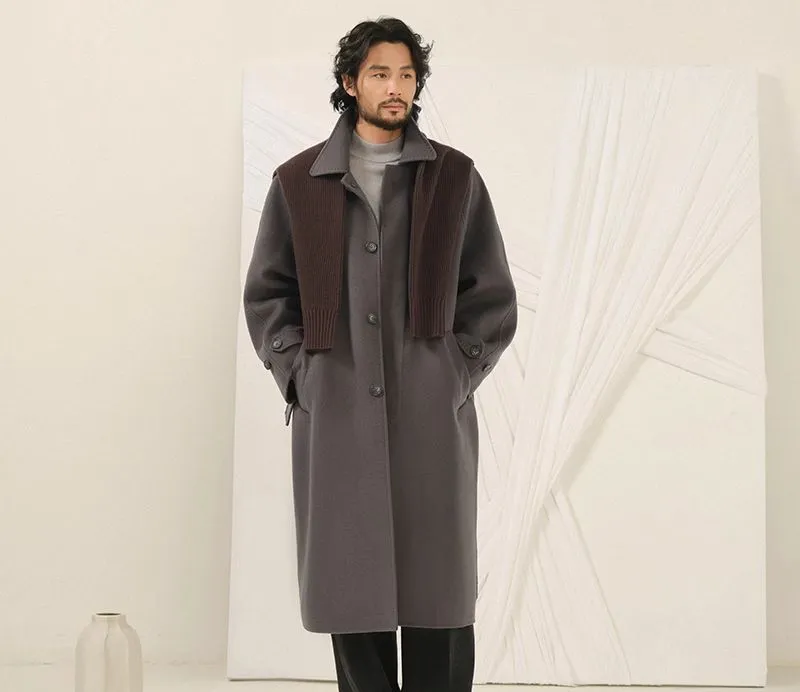 Double-Sided Wool Overcoat