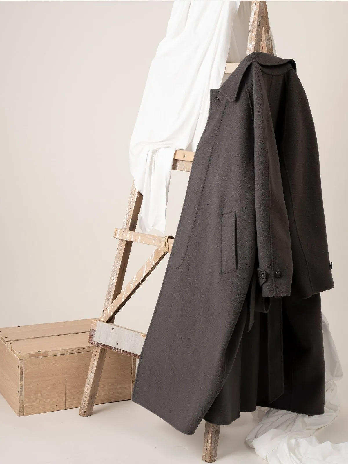 Double-Sided Wool Overcoat